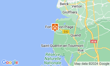 Mapa Quend Plage Mobil home 107542