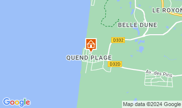 Mapa Quend Plage Mobil home 107542