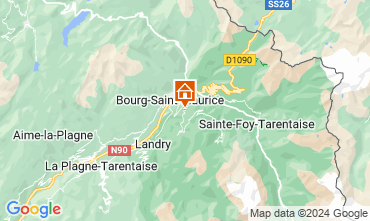 Mapa Les Arcs Chalet 27529