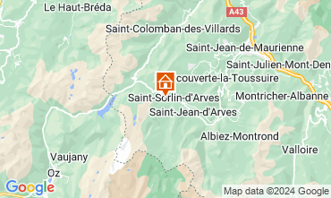 Mapa Saint Sorlin d'Arves Estudio 81448