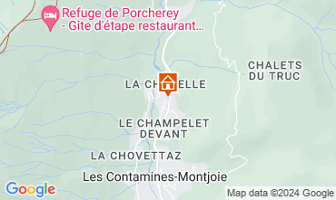 Mapa Les Contamines Montjoie Chalet 923