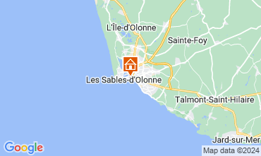 Mapa Les  Sables d'Olonne Apartamento 94815