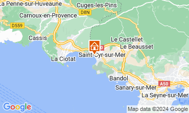 Mapa Saint Cyr sur Mer Apartamento 97574