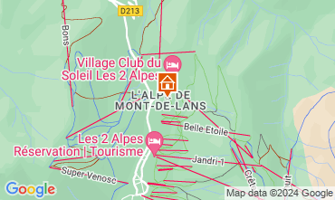 Mapa Les 2 Alpes Apartamento 127208