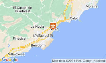 Mapa Altea Apartamento 103945