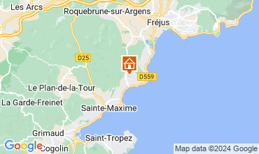 Mapa Les Issambres Villa 124093