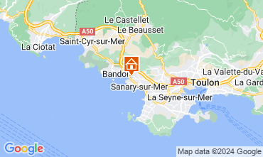 Mapa Sanary-sur-Mer Villa 125686