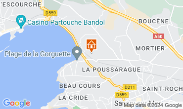 Mapa Sanary-sur-Mer Villa 125686