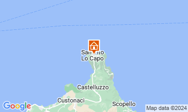 Mapa San Vito lo Capo Apartamento 108276