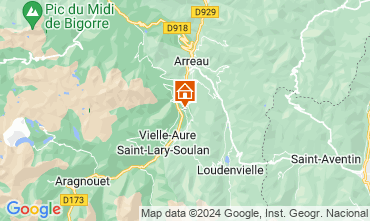 Mapa Saint Lary Soulan Apartamento 4408