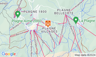 Mapa La Plagne Estudio 74037