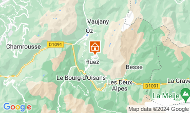 Mapa Alpe d'Huez Apartamento 67379