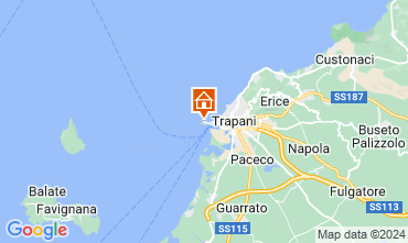 Mapa Trapani Apartamento 93394