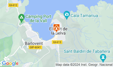 Mapa Cadaqus Villa 5186