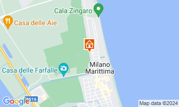 Mapa Milano Marittima Apartamento 128507