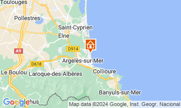 Mapa Argeles sur Mer Apartamento 22084
