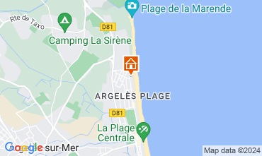 Mapa Argeles sur Mer Apartamento 22084
