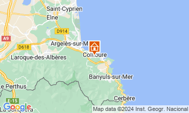 Mapa Collioure Apartamento 94928