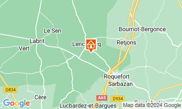Mapa Roquefort Casa rural 126176