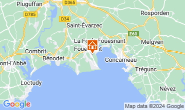 Mapa Fouesnant Apartamento 127914