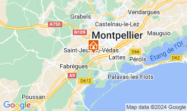 Mapa Montpellier Apartamento 124676