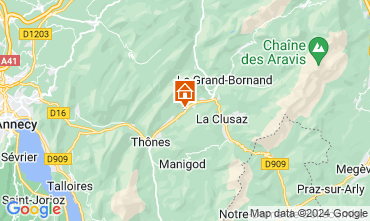 Mapa La Clusaz Apartamento 866