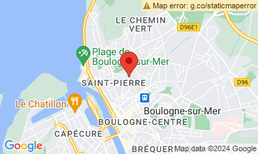 Mapa Boulogne/mer Casa rural 116112