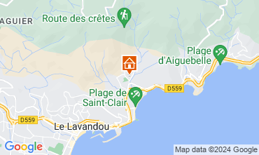 Mapa Le Lavandou Villa 128457