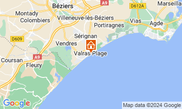 Mapa Valras-Plage Estudio 78031