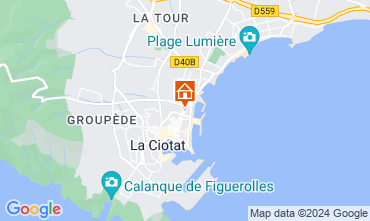 Mapa La Ciotat Apartamento 103352