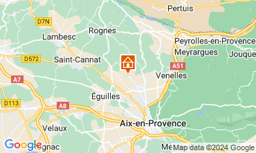 Mapa Aix en Provence Casa 128899