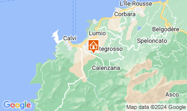 Mapa Calvi Apartamento 125526