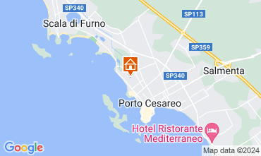 Mapa Porto Cesareo Apartamento 125456