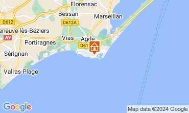 Mapa Cap d'Agde Apartamento 126298