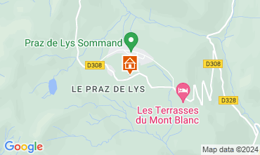 Mapa Praz de Lys Sommand Chalet 103426