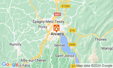 Mapa Annecy Casa rural 94014