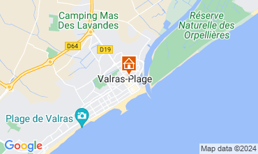 Mapa Valras-Plage Estudio 10164