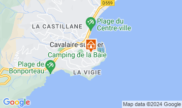Mapa Cavalaire-sur-Mer Apartamento 9053