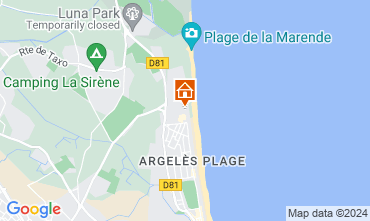 Mapa Argeles sur Mer Apartamento 123337