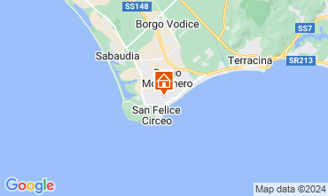 Mapa San Felice Circeo Villa 90918