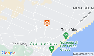 Mapa San Felice Circeo Villa 90918