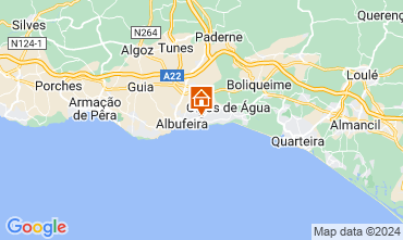 Mapa Albufeira Apartamento 103463