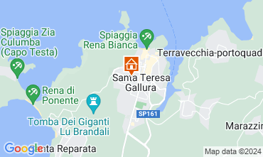 Mapa Santa Teresa di Gallura Apartamento 105546
