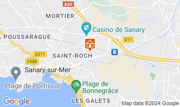 Mapa Sanary-sur-Mer Apartamento 94170
