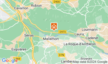 Mapa Lourmarin Casa rural 89940