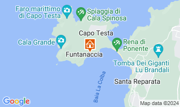 Mapa Santa Teresa di Gallura Villa 90063