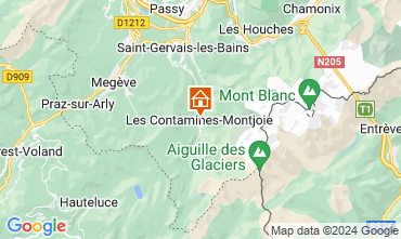 Mapa Les Contamines Montjoie Chalet 17282