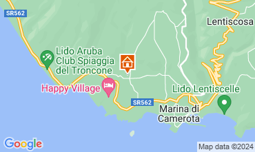 Mapa Marina di Camerota habitacin de huspedes 78882