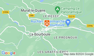 Mapa La Bourboule Casa rural 57606