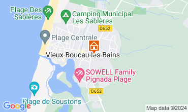 Mapa Vieux Boucau Estudio 107358